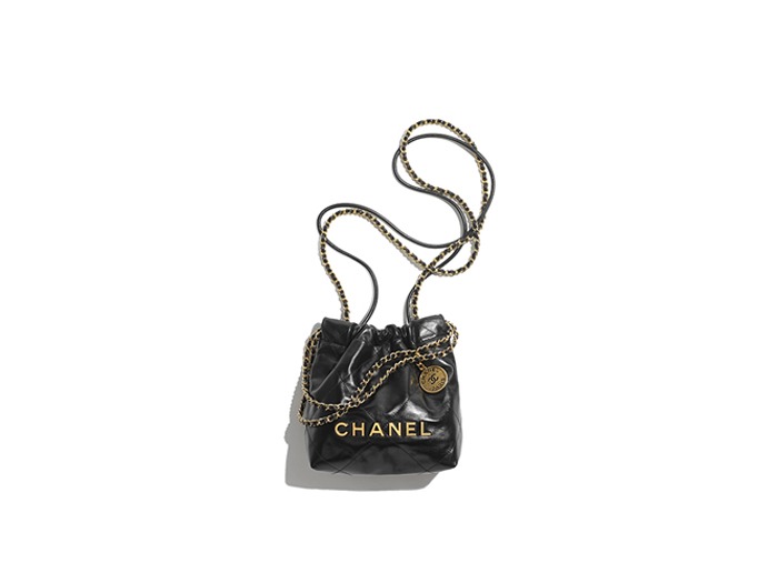 Túi Chanel 22 Mini Handbag Black Gold