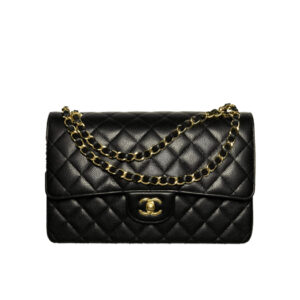 Túi Chanel Classic Flap Bag Large Black Grained Calfskin