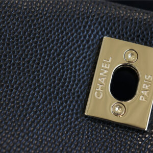 Túi Chanel Mini Coco Bolsa Handle Caviar Preta Bag Black