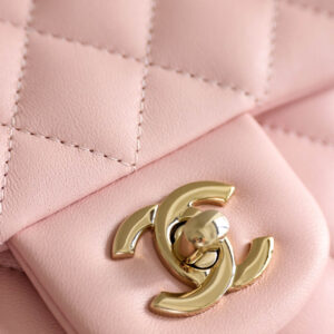 Túi Chanel Small Classic Double Flap Bag Light Pink Caviar Gold Hardware