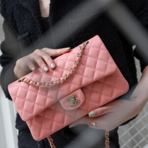 Túi Chanel Small Classic Double Flap Bag Pink Caviar Light Gold Hardware