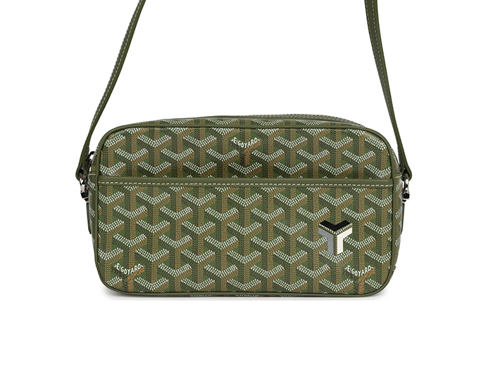 Túi Goyard Goyardine Khaki Cap Vert PM Bag Palladium Hardware