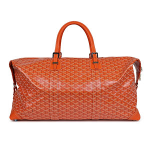 Túi Goyard Goyardine Orange Boeing 55 Travel Bag Palladium Hardware