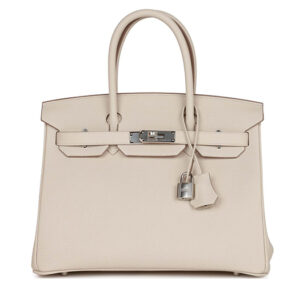 Túi Hermès Birkin 30 Craie Togo Palladium Hardware