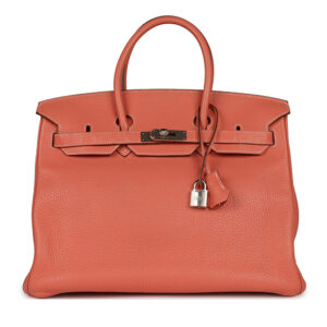 Túi Hermès Birkin 35 Crevette Clemence Palladium Hardware