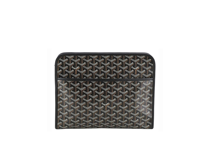 Ví Nam Goyard Jouvence Toiletry Pouch Goyardine GM Black