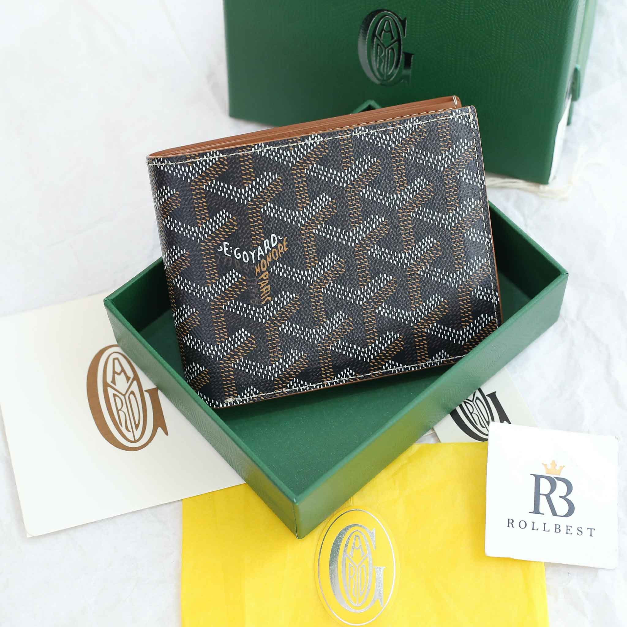 Ví Nam Goyard Victoire Wallet Black