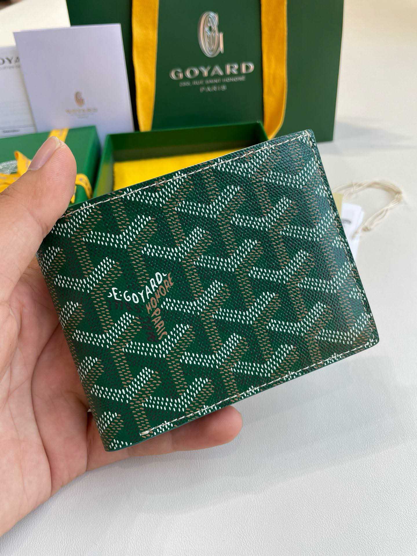 Ví Nam Goyard Victoire Wallet Green