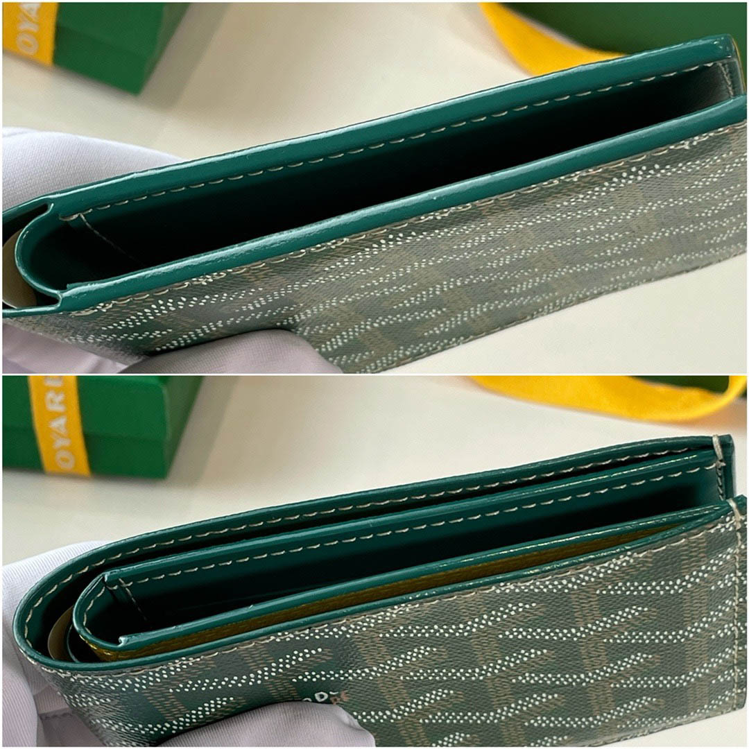 Ví Nam Goyard Victoire Wallet Green