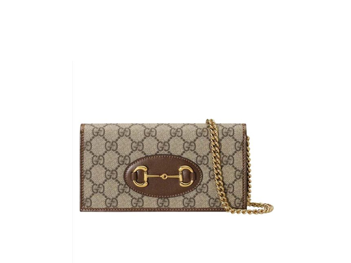 Ví Nữ Dài Gucci Horsebit 1955 Họa Tiết Monogram Beige