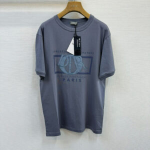 Áo Dior Relaxed-Fit T-Shirt Gray Cotton Jersey