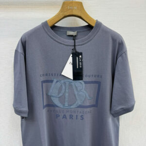 Áo Dior Relaxed-Fit T-Shirt Gray Cotton Jersey