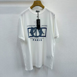 Áo Dior Relaxed-Fit T-Shirt White Cotton Jersey