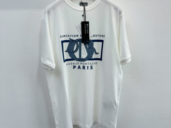 Áo Dior Relaxed-Fit T-Shirt White Cotton Jersey
