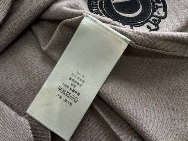 Áo Dior T-Shirt Gray Cotton Jersey and Silk