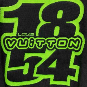 Áo Louis Vuitton Black & Neon Green '1854'