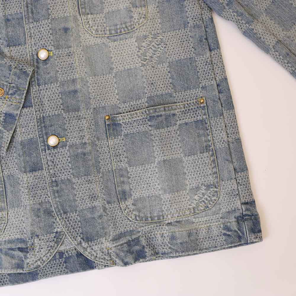 Áo Louis Vuitton Damier Denim Chic Jacket