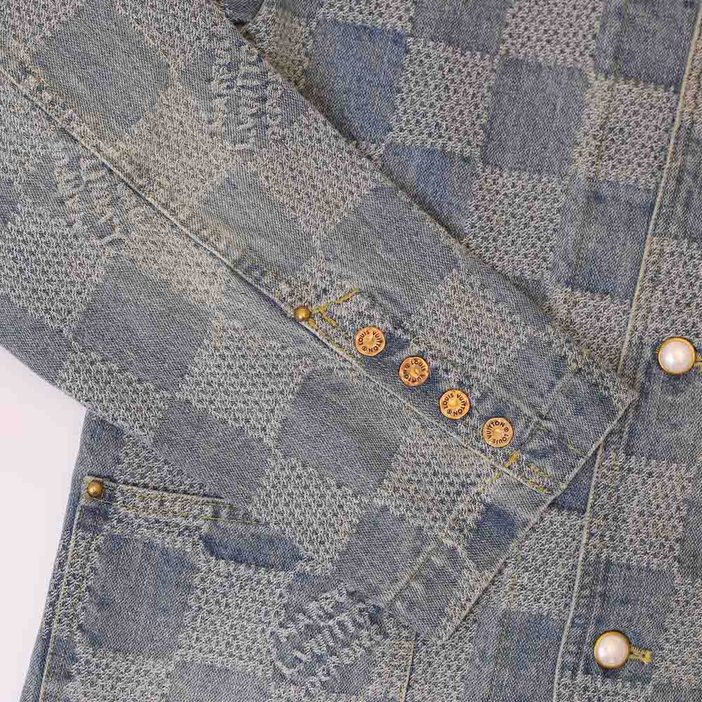 Áo Louis Vuitton Damier Denim Chic Jacket