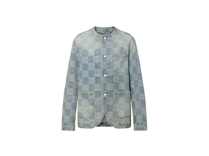 Áo Louis Vuitton Damier Denim Chic Jacket