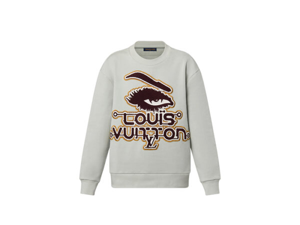 Áo Louis Vuitton Embroidered Cotton Sweatshirt