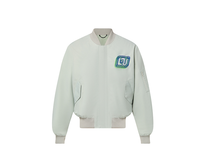 Áo Louis Vuitton Embroidered Lightweight Bomber