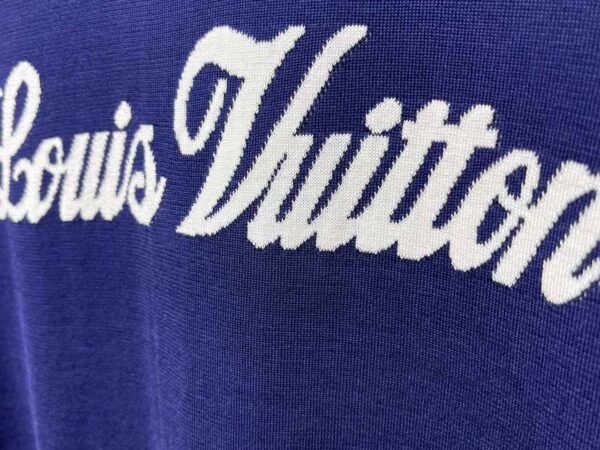 Áo Louis Vuitton Graphic Short-Sleeved Crewneck Indigo