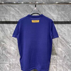 Áo Louis Vuitton Graphic Short-Sleeved Crewneck Indigo