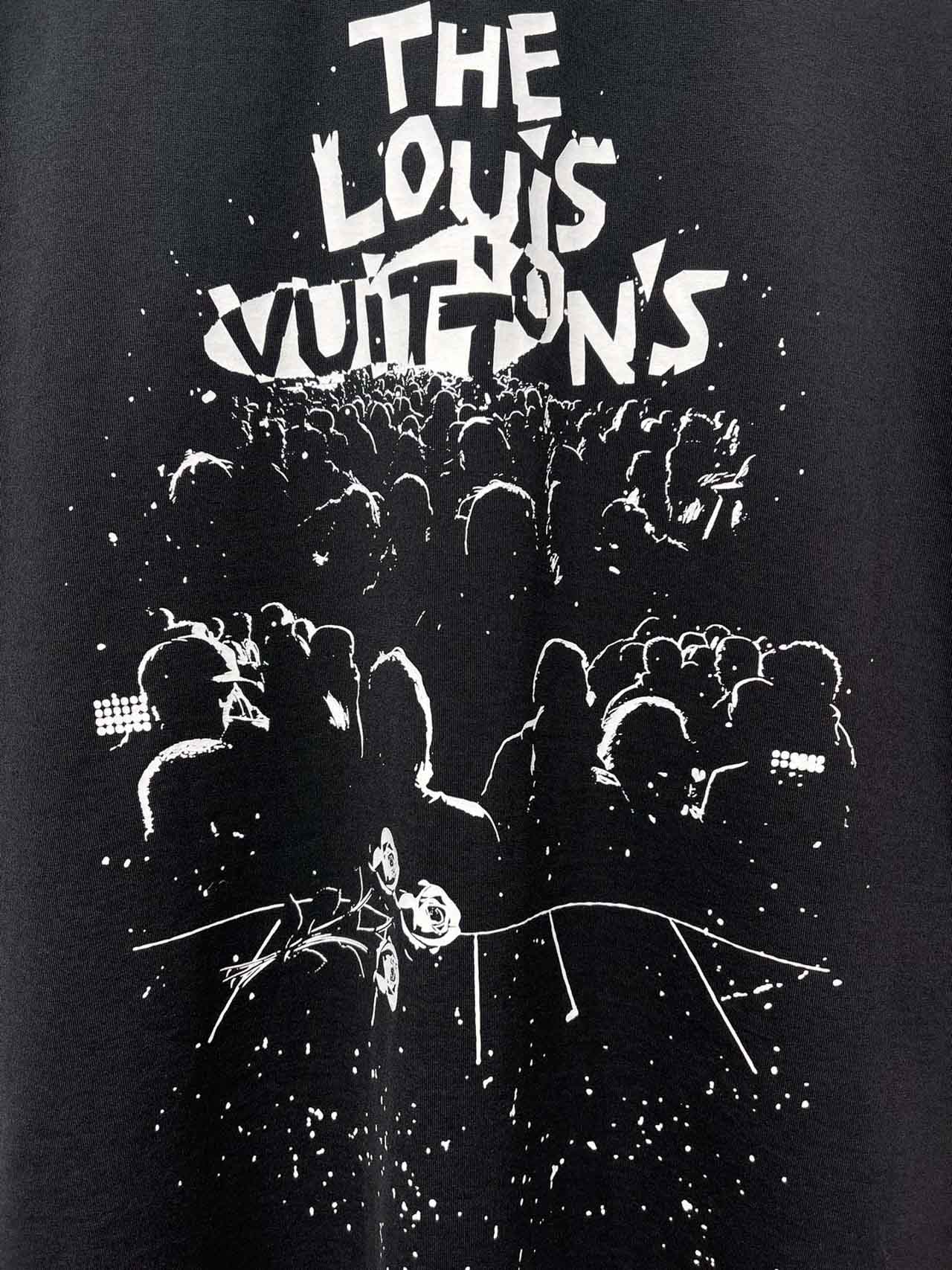 Áo Louis Vuitton LV Concert Print T-shirt Black