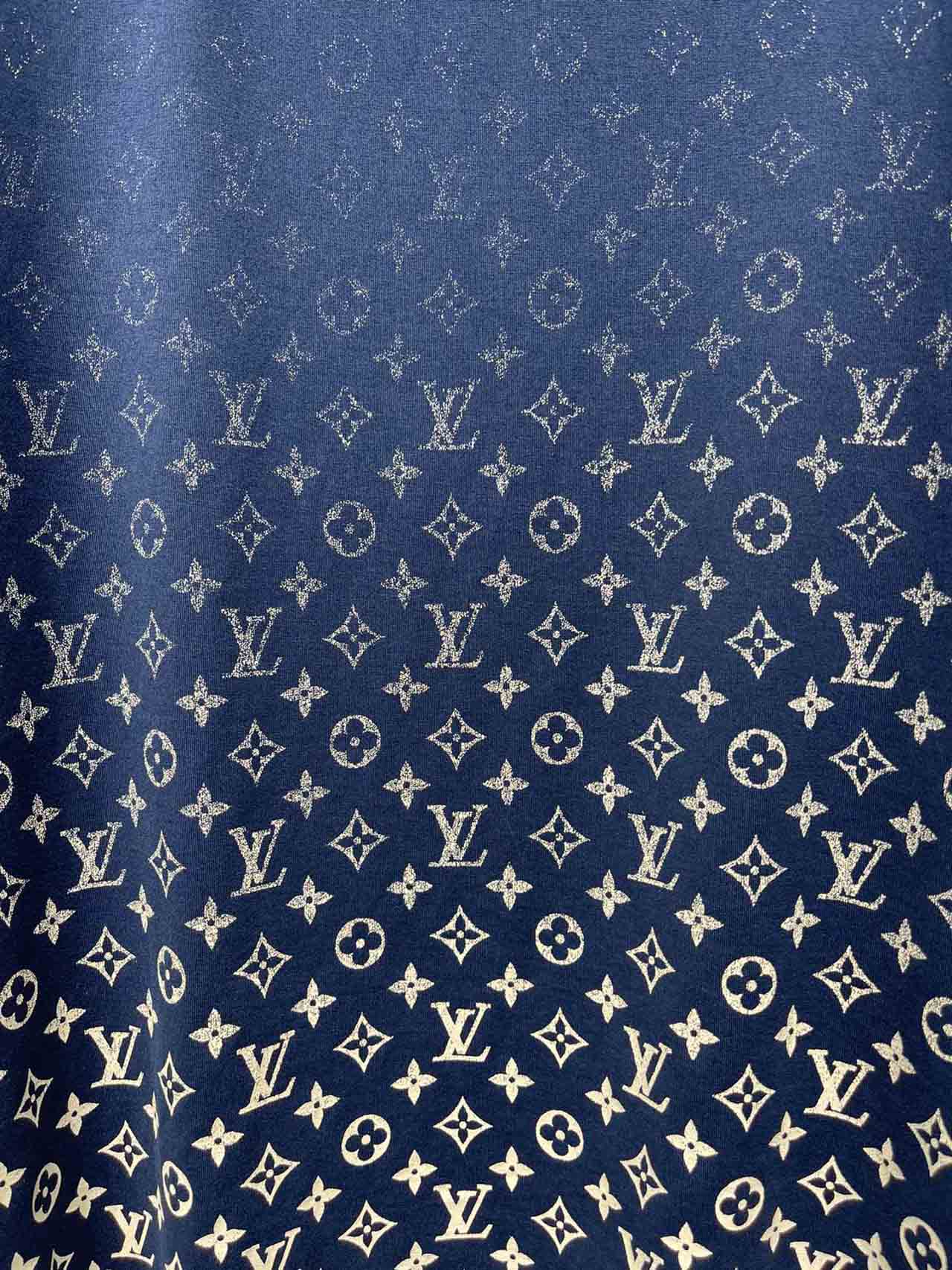 Áo Louis Vuitton LV Monogram Gradient Ocean Blue