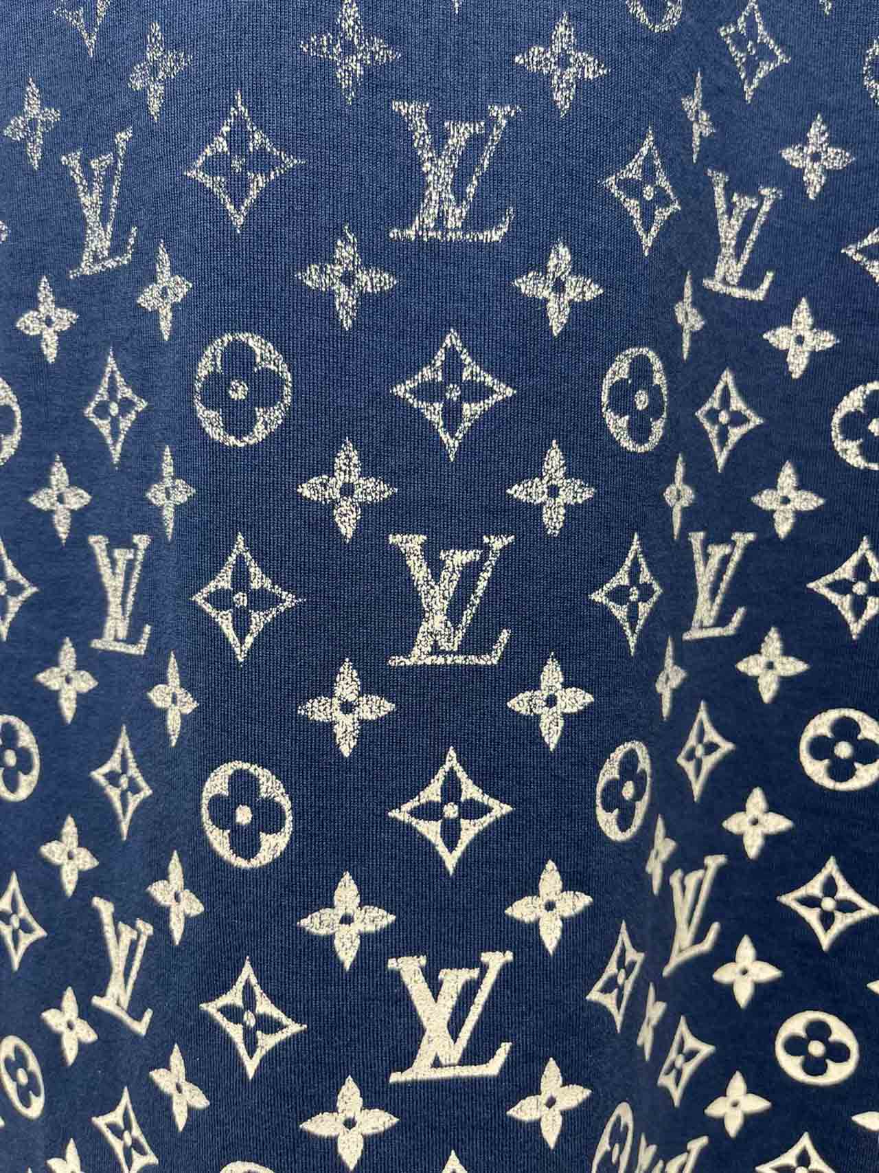 Áo Louis Vuitton LV Monogram Gradient Ocean Blue