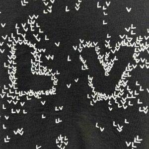 Áo Louis Vuitton LV Spread Embroidery T-Shirt Black