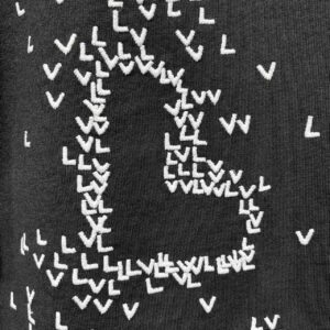 Áo Louis Vuitton LV Spread Embroidery T-Shirt Black