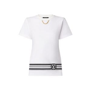 Áo Louis Vuitton LV Stripe T-Shirt White