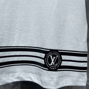 Áo Louis Vuitton LV Stripe T-Shirt White