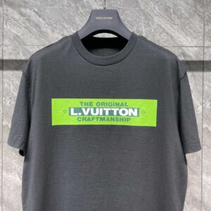 Áo Louis Vuitton L.Vuitton Printed T-shirt Black