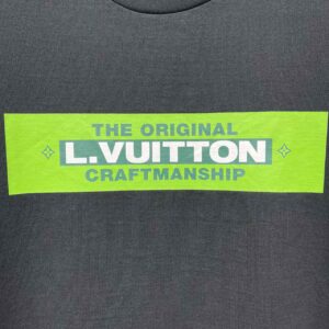 Áo Louis Vuitton L.Vuitton Printed T-shirt Black