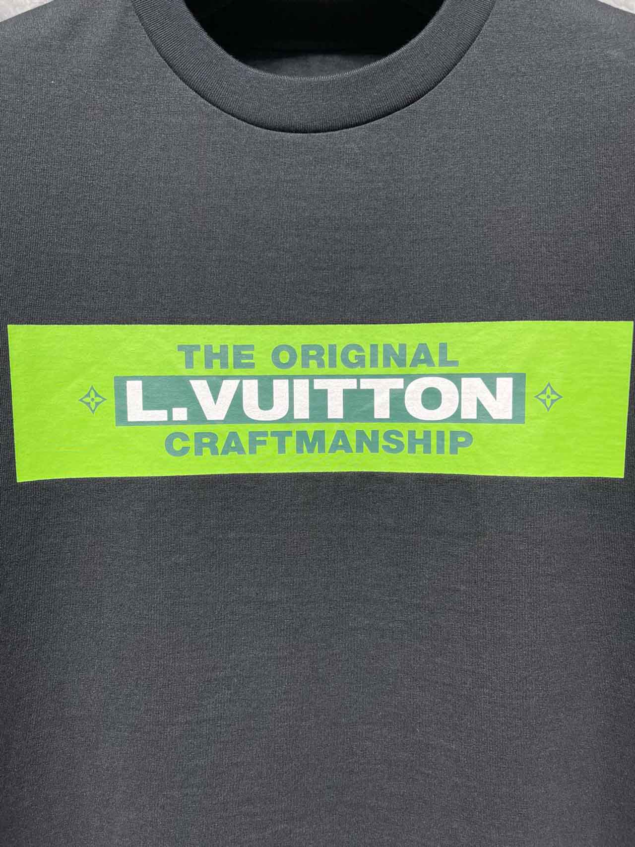 Áo Louis Vuitton L.Vuitton Printed T-shirt Black