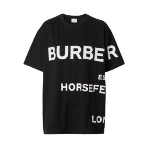 Áo Phông Burberry Horseferry Logo Print Black