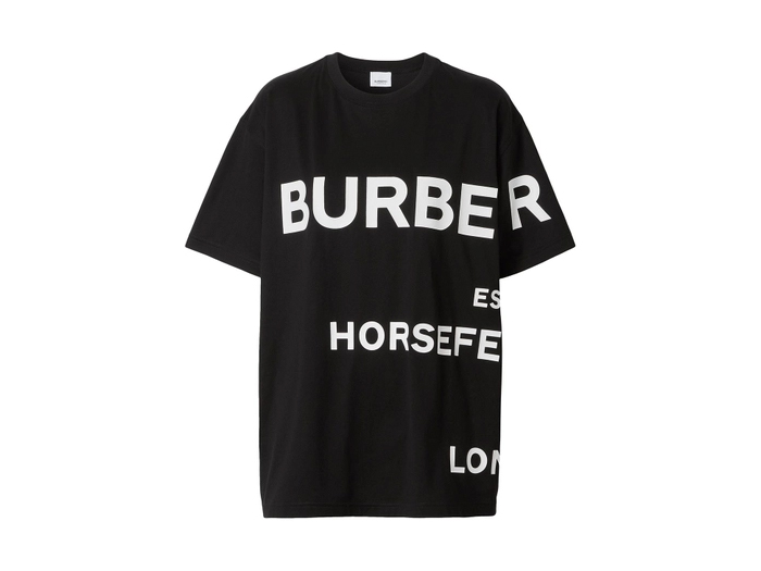 Áo Phông Burberry Horseferry Logo Print Black