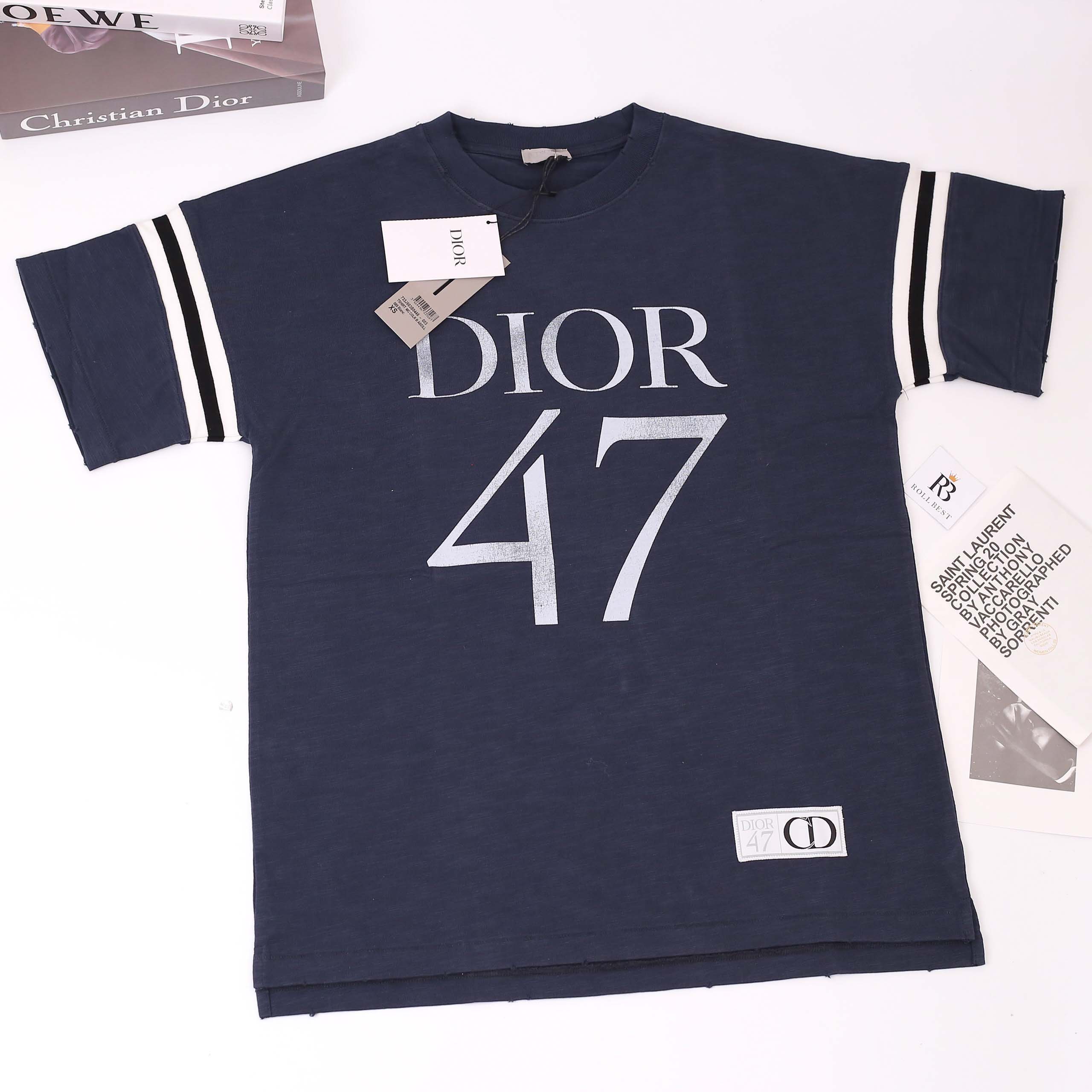 Áo Phông Dior Logo Oversized