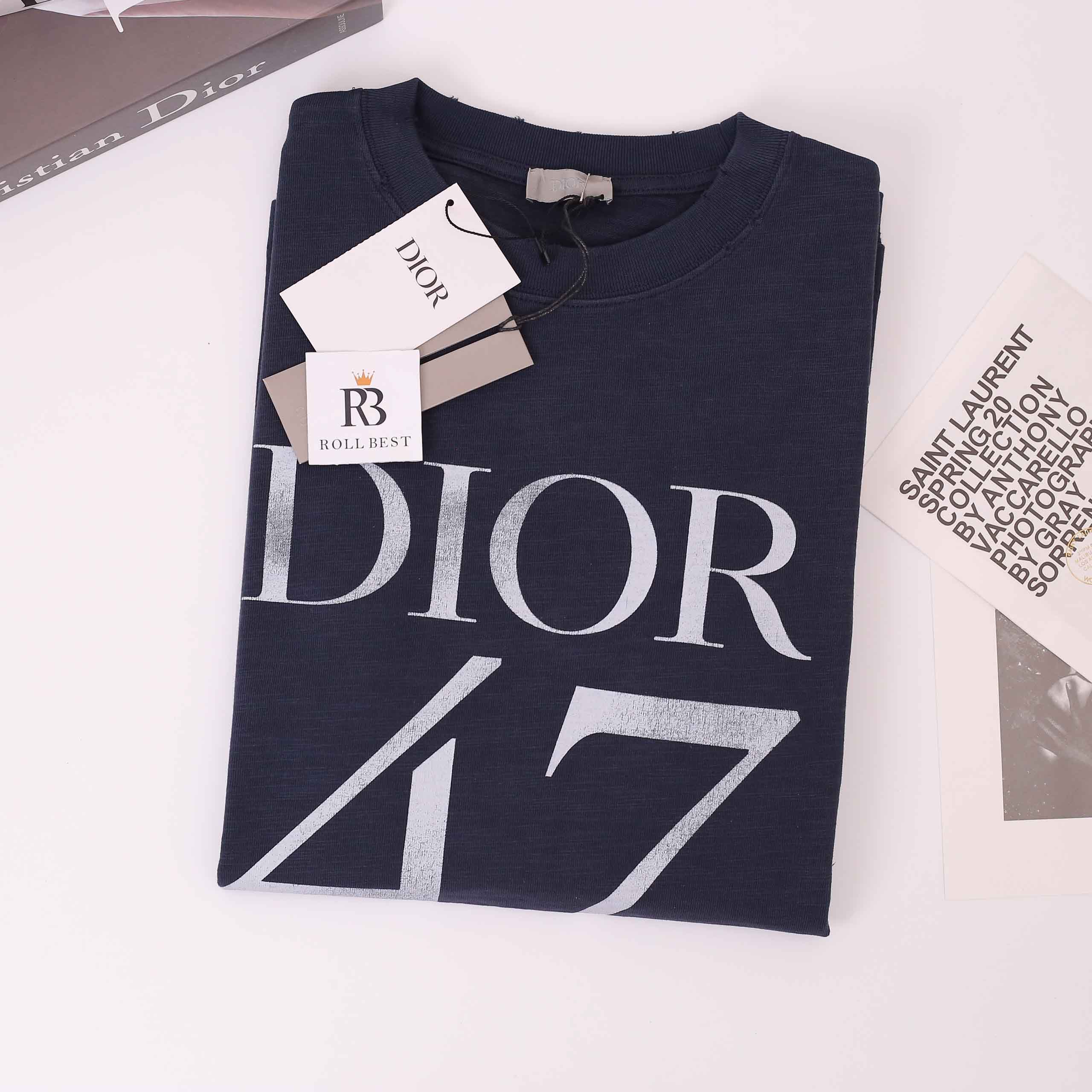 Áo Phông Dior Logo Oversized