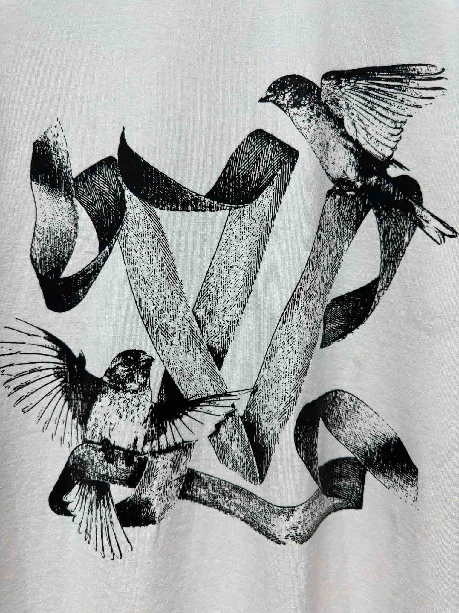 Áo Phông Louis Vuitton Lv Birds Printed