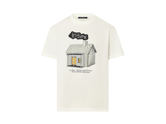 Áo Phông Louis Vuitton Lv House Printed