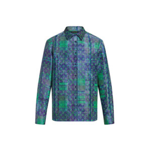 Áo Sơ Mi Louis Vuitton Monogram Neon Check Oversized Business Shirt