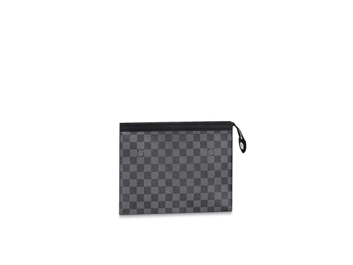 Clutch Cầm Tay Louis Vuitton Hoạ Tiết Caro