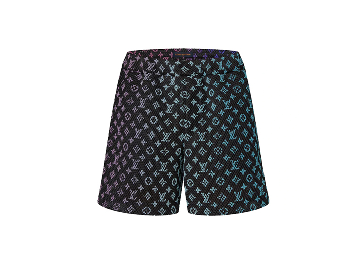 Quần Louis Vuitton Mesh Shorts Black