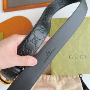 Thắt Lưng Nam Gucci GG Belt Gold