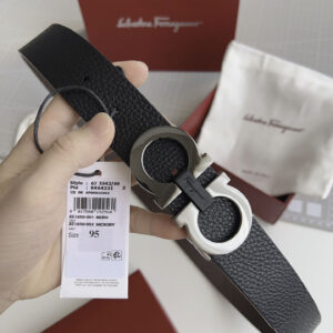 Thắt Lưng Salvatore Ferragamo Belt Dây Nhăn Khóa Cài