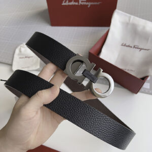 Thắt Lưng Salvatore Ferragamo Belt Dây Nhăn Khóa Cài