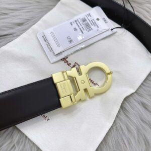 Thắt Lưng Salvatore Ferragamo Belt Dây Trơn 35mm Khóa Cài